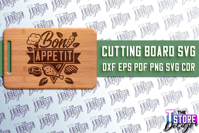 Cutting Board SVG | Kitchen Quotes SVG | Home Design | SVG File v.2 SVG The T Store Design 