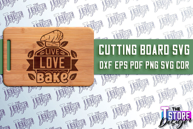 Cutting Board SVG | Kitchen Quotes SVG | Home Design | SVG File v.2 SVG The T Store Design 