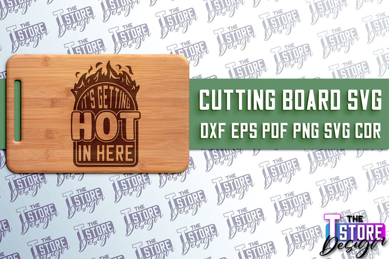 Cutting Board SVG | Kitchen Quotes SVG | Home Design | SVG File v.2 SVG The T Store Design 