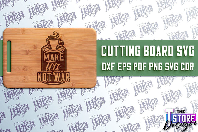 Cutting Board SVG | Kitchen Quotes SVG | Home Design | SVG File v.2 SVG The T Store Design 