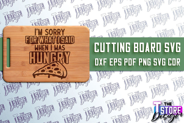 Cutting Board SVG | Kitchen Quotes SVG | Home Design | SVG File v.2 SVG The T Store Design 