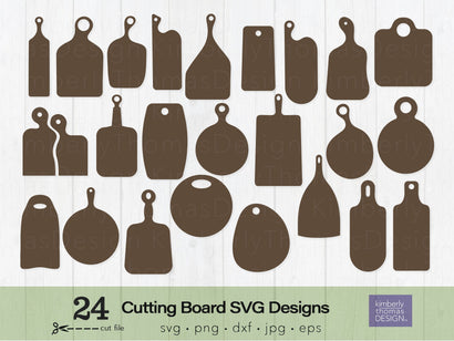 Cutting board svg template bundle SVG Kimberly Thomas Design 