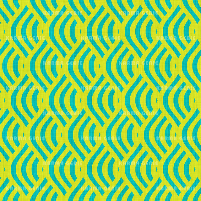 Cyber Lime And Teal Mid Century Pattern Digital Paper With Fabric Texture Digital Pattern Karma Genie Graphics 