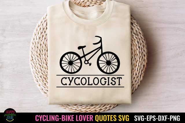Cycologist SVG I Cycling Shirt SVG I Bike Love SVG I Cycling SVG SVG Happy Printables Club 