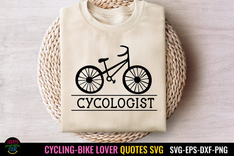 Cycologist SVG I Cycling Shirt SVG I Bike Love SVG I Cycling SVG SVG Happy Printables Club 