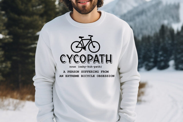 Cycopath SVG I Cycling Shirt SVG I Bike Love SVG I Cycling SVG SVG Happy Printables Club 