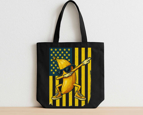 Dabbing Banana American Flag SVG Funny 4th of July Fruit Clipart SVG BillahCrafts 