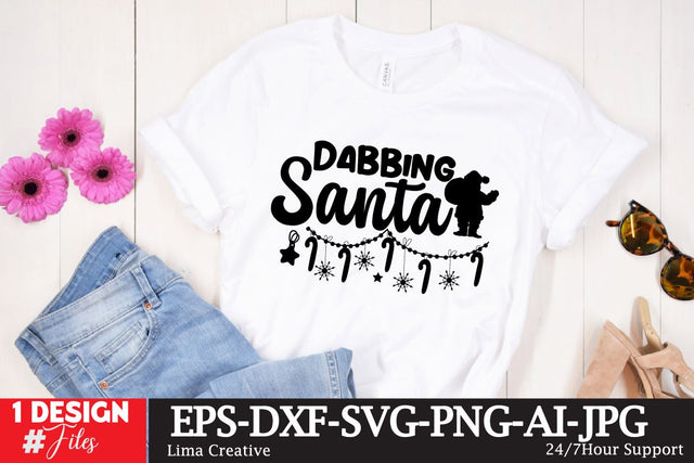 Dabbing Santa SVG Cut File SVG Insomnia Std 