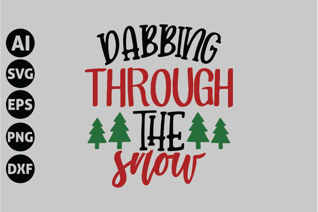 Dabbing Through the Snow Svg, Funny Christmas Svg SVG shah alam 