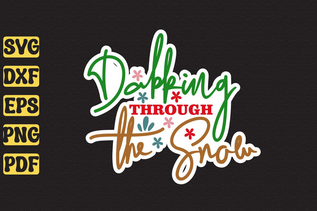 Dabbing Through the Snow SVG orpitasn 