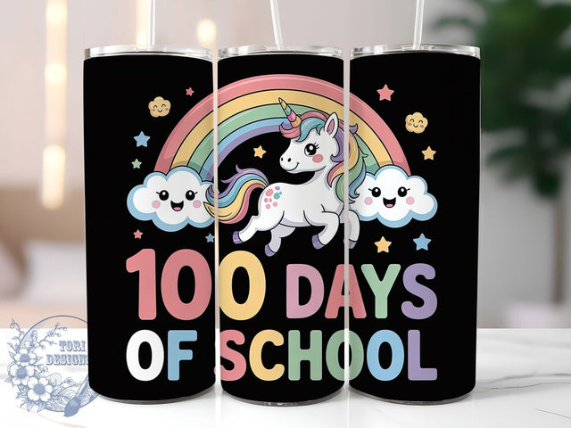 Dabbing Unicorn School Tumbler, Unicorn Character, Dabbing Pose, Fun Classroom, 20Oz Tumbler, Sublimation Wrap, Digital Download Sublimation ToriDesigns 