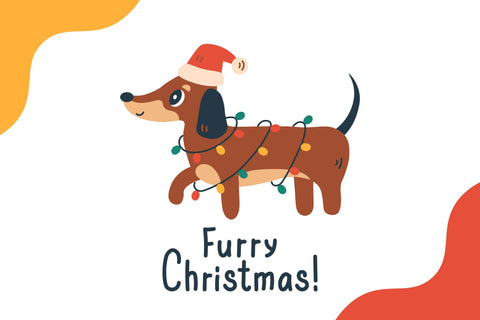 Dachshund Dog Christmas PNG Clipart Sublimation Rin Green 