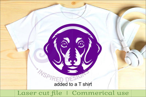 Dachshund Dog Wall Art SVG Laser Cut Sausage Dog SVG APInspireddesigns 
