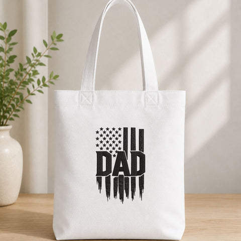 Dad American Flag Machine Embroidery Design Patriotic Father USA Embroidery File Embroidery/Applique DESIGNS PatternFeed8 