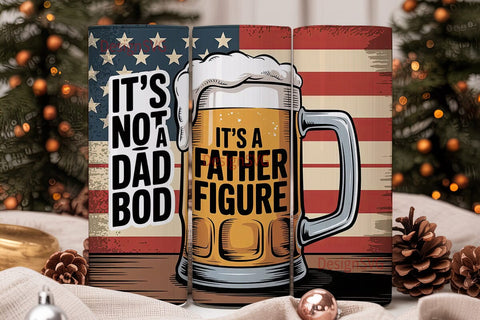 Dad Bod Beer 20oz Tumbler Wrap Sublimation DesignSVG 