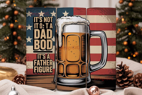 Dad Bod Beer 20oz Tumbler Wrap Sublimation DesignSVG 