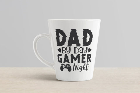 Dad by Day Gamer by Night - Father's Day SVG SVG CraftLabSVG 