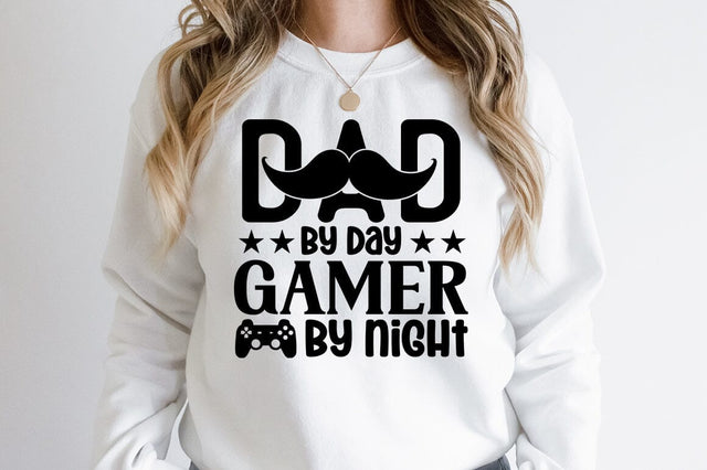 Dad by day gamer by night SVG Design SVG Designangry 