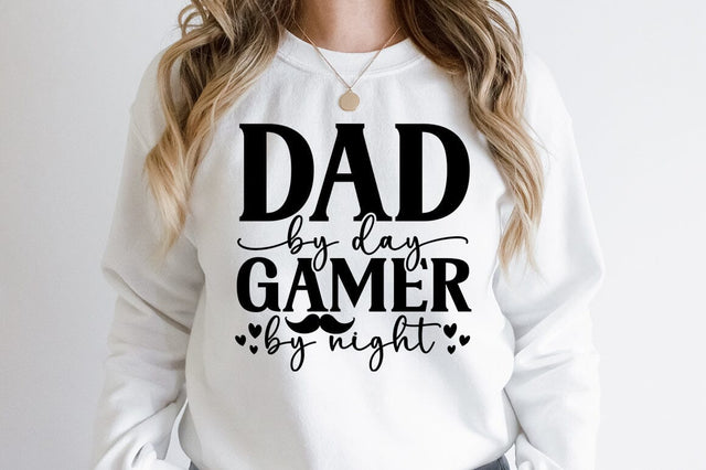 Dad by day gamer by night SVG Design SVG Designangry 