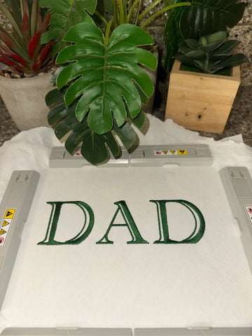 Dad Embroidery Design , 4 Sizes - File formats in pes,dst,jef,xxx,exp,vip,vp3, daddy, papa, tata, father, fathers day, mama, mini Embroidery/Applique DESIGNS AestheticdesignsE 