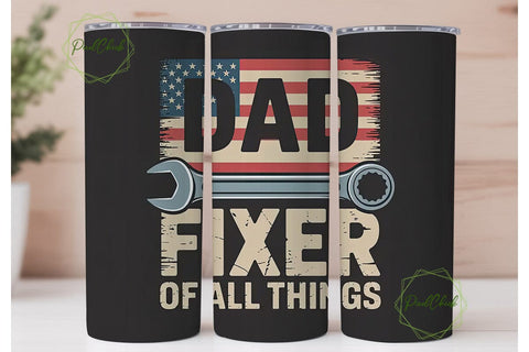 Dad Fixer Of All Things 20oz Tumbler Sublimation PixelChick 