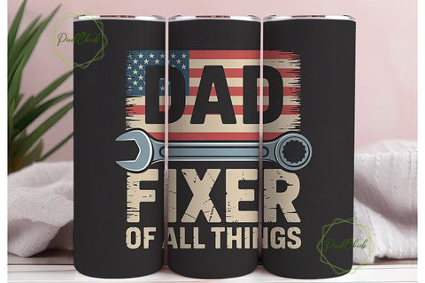 Dad Fixer Of All Things 20oz Tumbler Sublimation PixelChick 