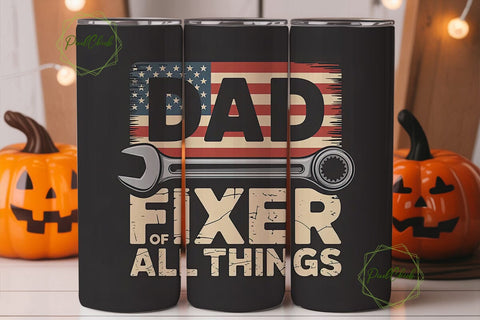 Dad Fixer Of All Things 20oz Tumbler Sublimation PixelChick 