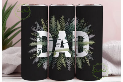 Dad Forest Tumbler Wrap Sublimation PixelChick 