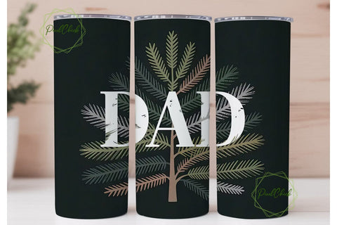 Dad Forest Tumbler Wrap Sublimation PixelChick 