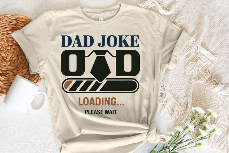 Dad joke dad loading please wait SVG Angelina750 