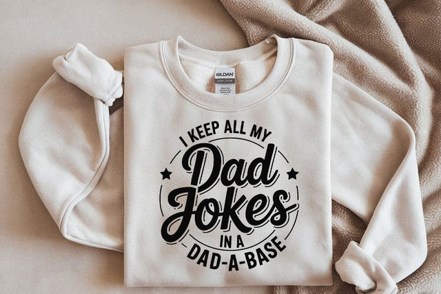 Dad Jokes Dad-A-Base SVG, Funny Sarcastic Design SVG DesignDestine 