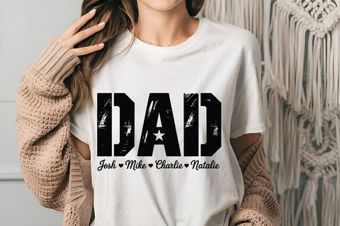 Dad Josh Milee Charlie Natalie 2 SVG Angelina750 