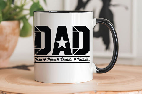 Dad Josh Milee Charlie Natalie 3 SVG Angelina750 