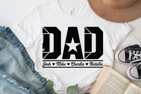 Dad Josh Milee Charlie Natalie 3 SVG Angelina750 