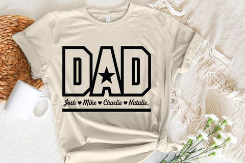 Dad Josh Milee Charlie Natalie 4 SVG Angelina750 