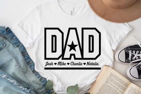 Dad Josh Milee Charlie Natalie 4 SVG Angelina750 