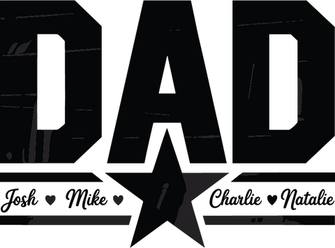 Dad Josh Milee Charlie Natalie 5 SVG Angelina750 