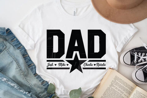 Dad Josh Milee Charlie Natalie 5 SVG Angelina750 