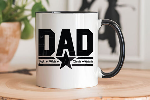 Dad Josh Milee Charlie Natalie 5 SVG Angelina750 