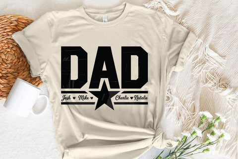 Dad Josh Milee Charlie Natalie 5 SVG Angelina750 