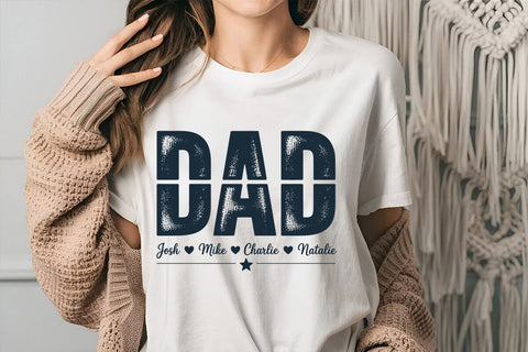 Dad Josh Milee Charlie Natalie SVG Angelina750 