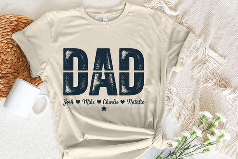 Dad Josh Milee Charlie Natalie SVG Angelina750 