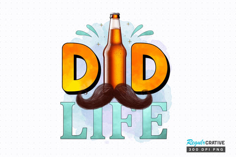 Dad life Sublimation Design Sublimation Regulrcrative 