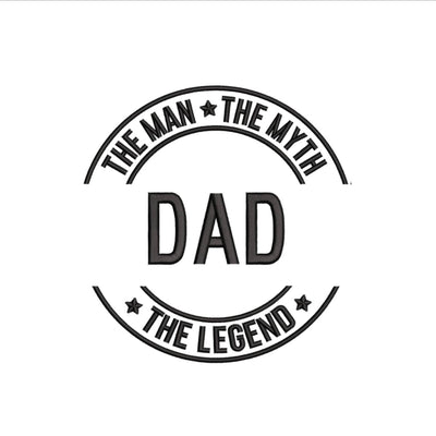 Dad Machine Embroidery Design, 4 sizes, Instant download Embroidery/Applique DESIGNS Nino Nadaraia 