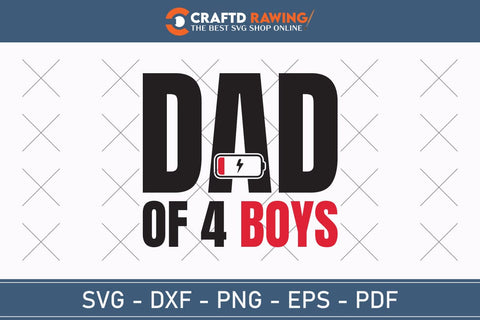Dad Of 4 Boys Best Dad Ever Father’s Day svg, Funny Father’s Day svg, Funny Father’s Day Gift, Step-Dad Father’s Day, Funny Dad svg, Dad svg, svg png dxf SVG Debashish Barman 