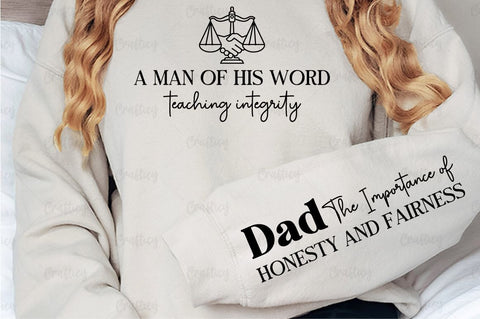 Dad Quotes Sleeve SVG Design Bundle SVG Designangry 