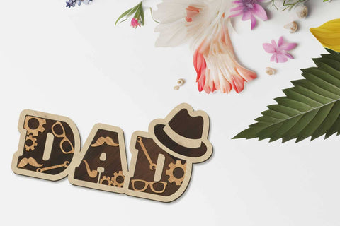 DAD Set Decorative Multilayer Panels, Wood Cut And Paper Cut Laser Cut Files SVG LaserCutano 
