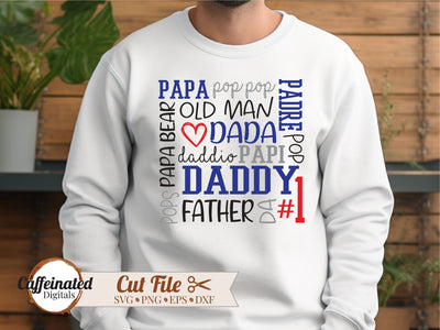 Dad Subway Art SVG SVG Caffeinated SVGs 