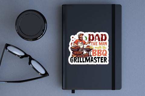 Dad the man the myth Sticker Design Sublimation Regulrcrative 