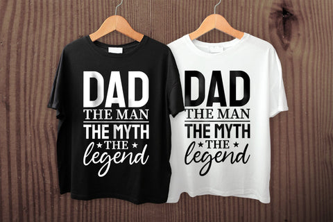 Dad the Man the Myth the Legend, Father's Day SVG Cut File SVG CraftLabSVG 